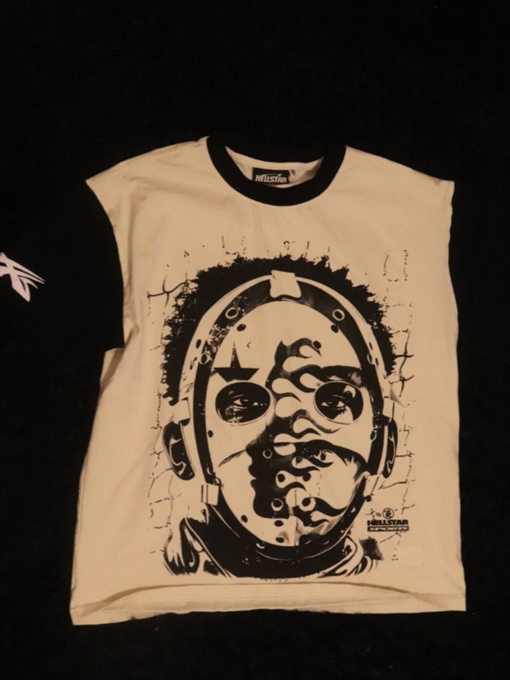 Hellstar t shirt size M white/black